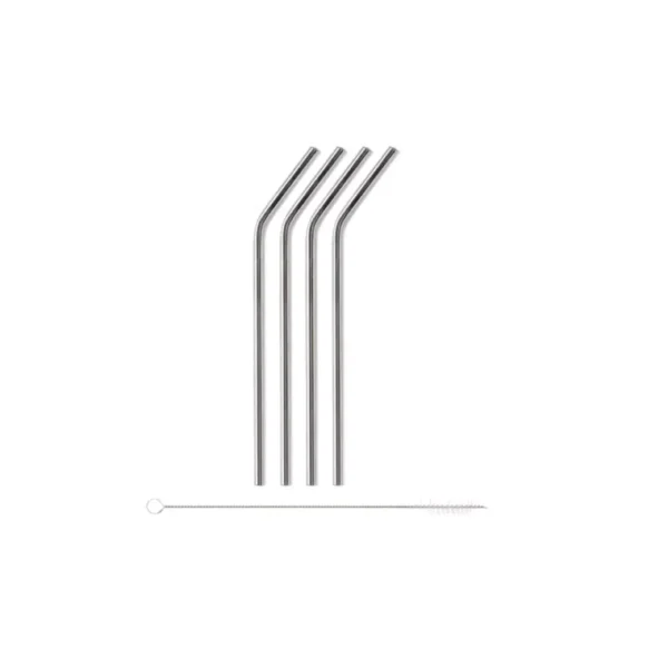5PCS ECO STRAW Reusable Stainless Steel Drinking Straws Set With Cleaning Brush - Image 9