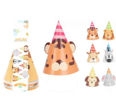 JUNGLE Party Hats