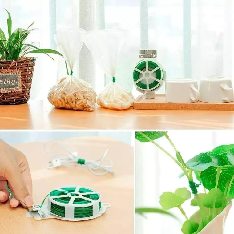 TWISTEE Twist Tie Multi-Purpose Wire Garden Wire Dispenser & Cutter - 30 METER - Image 2